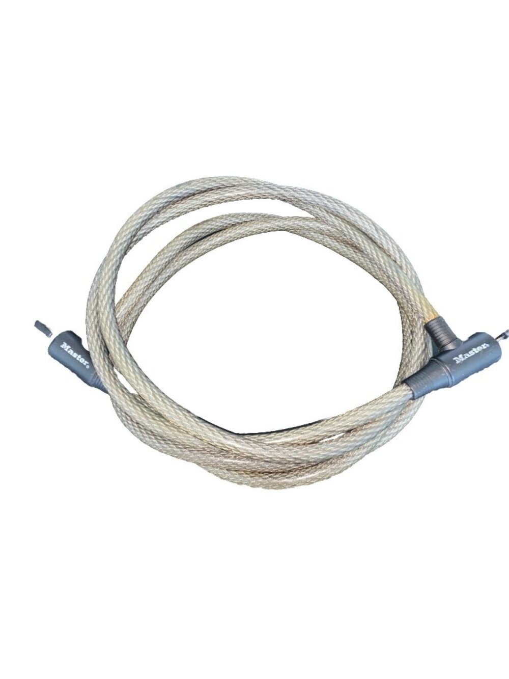 Lot Of 2-Master Lock 6ft x 3/8” Braided Steel Looped Security Cable With Keys